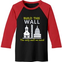 Build This Wall Secularism Baseball Tees