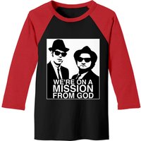 We're On A Mission From God Baseball Tees Blues Brothers Baseball Tees