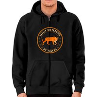 Easily Distracted By Tigers - Easily Distracted By Tigers - Zip Hoodies