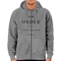 New Order Substance Official Tee Zip Hoodies Mens Unisex