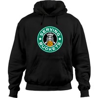 Girls Basketball Funny Logo Serving Buckets Great Teen Pullover Hoodie