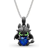 Hug Me "show Your Heart" Dragon Heart Cut Sterling Silver Necklace