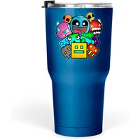 Geometry Dash Old School Gaming Tumblers 30 Oz
