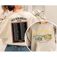Old Dominion Band No Bad Vibes 2023 Tour Shirt