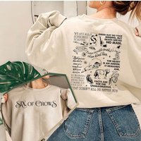Six Of Crows Shirt, No Mourners No Funerals, Ketterdam Sweatshirt, Shadow And Bone 2 Sweatshirt