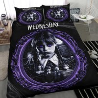 Wednesday Addams Duvet, Wednesday Bedding Set Twin, Queen, King Sizes