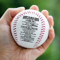 Father's Day Christmas Gift To Dad Baseball From Son Daughter To Dad