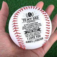 To My Dad Baseball Ball Gift I Love You From Son Daughter Baseball Sport Gift For Father's Day