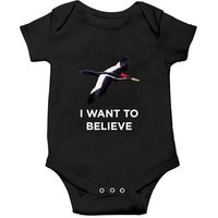 Ivory Billed Woodpecker I Want To Believe Funny Birder Gear Onesies