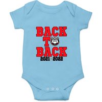 Georgia Bulldog Championship 2022 2023 Back To Back Champs Football Onesies
