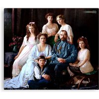 Colorized Romanoff Family Portrait 1913-14 Canvas