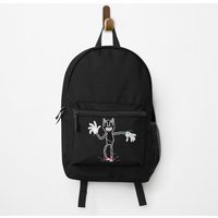 Cartoon Cat Scary - Creepy Cat - Horror Carton Story Populer Backpack