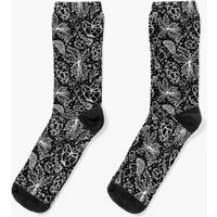 Skyrim Alchemy Black Ver. | Fantasy Mage College Winterhold Socks
