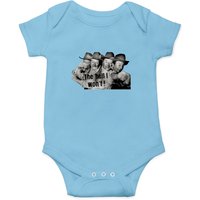 John Wayne "the Hell I Won't!" Heavy Cotton Onesies