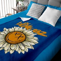 Blink182 The World Tour 2023 Baby Blankets, Blink Smile 182 Baby Blankets, B182 Lyric Album Song, B182 Merch