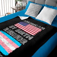 American By Birth Transgender Grace Of God Baby Blankets