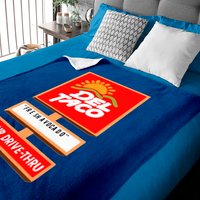 Del Taco Come Restaurant Baby Blankets