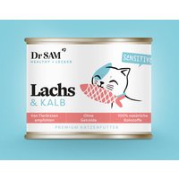 Premium Nassfutter Lachs & Kalb für Katzen, 200g