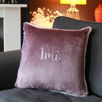 Personalised Sherpa Style Cushion Personalised Sherpa Style Cushion