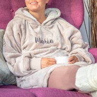 Personalised Oversized Sherpa Style Hoodie Personalised Oversized Sherpa Style Hoodie