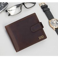 Wallet Brown And Black Leather Men's Wallet Rfid Safe Wallet Brown And Black Leather Men's Wallet Rfid Safe