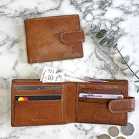 Men's Tan Genuine Leather Wallet Rfid Blocking Men's Tan Genuine Leather Wallet Rfid Blocking