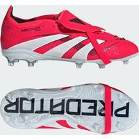adidas Predator Elite FT FG Kids Rouge Chaussure de football languette rabattue Predator Elite Terrain souple Enfants