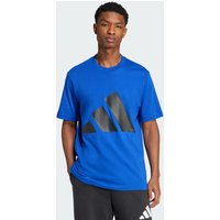adidas Playera Essentials Logo Grande Royal Azul - Hombre