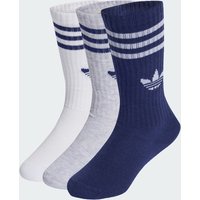 3-Stripes Crew Socks 6 Pairs Kids