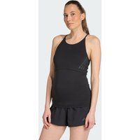 adidas Playera Sin Mangas de Maternidad Negro - Mujer
