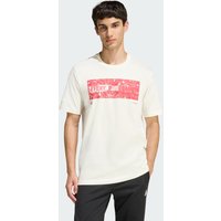 adidas Playera Gráfico Stadium Fans Off Blanco - Hombre