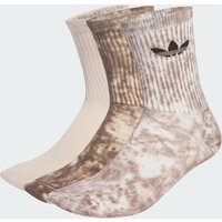 adidas 3 Pares de Calcetines a Media Pantorrilla Con Teñido Anudado Trace Marrón -