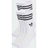 3-Stripes Crew Socks 6 Pairs Kids