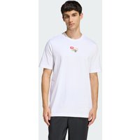 adidas Playera Graphic Mini Embroidery Football Blanco - Hombre