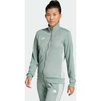 adidas Chamarra de Training Tiro 25 Essentials Plata Verde - Mujer