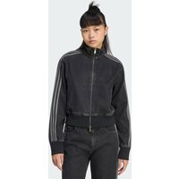 Adidas Firebird Women Track Tops - Black - Size M (12-14) - Cotton Jersey