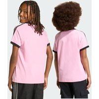 adidas Playera 3 Franjas Light Rosa - Niño