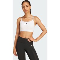 adidas Top Deportivo de Entrenamiento Aeroreact 3 Franjas Blanco - Mujer