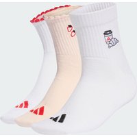 adidas Calcetines Graphic, Paquete de 3 Pares Wonder Quartz -