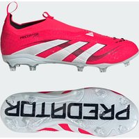 adidas Predator Elite Laceless FG Kids Rouge Chaussure sans lacets Predator Elite Terrain souple Enfants