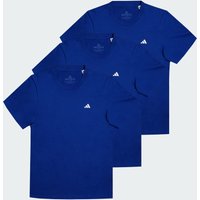 adidas 3-pack Playeras Algod贸n Royal Azul - Hombre