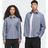 adidas Camisa Skateboarding x Mark Gonzales DE Manga Larga Con Botones Aurora Ivy - Unisex