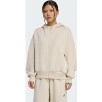 adidas Sudadera Con Gorro Soft Lux Con Cierre Crystal Linen - Mujer