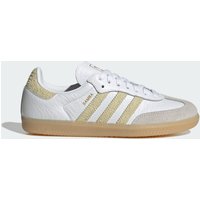 adidas Womens Samba OG Trainers White Sail Yellow Gum, 8