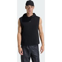 adidas Sudadera Con Gorro Power Workout Sin Mangas Negro - Hombre