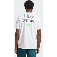 adidas Playera de Tenis Graphic Blanco - Hombre