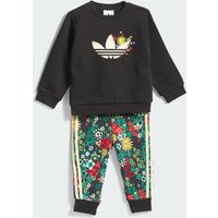 adidas Conjunto DE Top DE Cuello Redondo Adidas Originals x Liberty London Negro - Niño