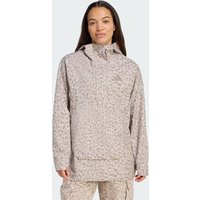 adidas Anorak Terrex Xploric Climaproof 2.5 Capas Estampado Beige - Mujer