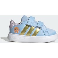 adidas Tenis Adidas Grand Court 3.0 Adidas Disney Frozen Para Bebé Glow Azul - Niño