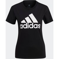 adidas Playera Loungewear Essentials Logo Negro - Mujer